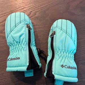 Columbia Infant Mittens (Turquoise-like)